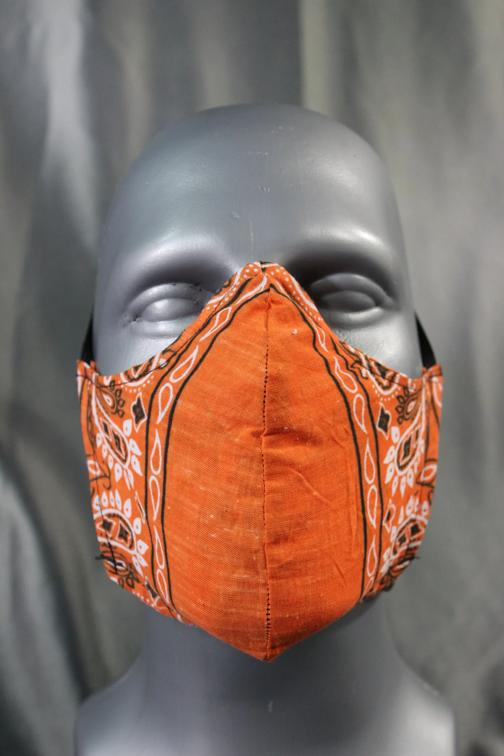 100% Cotton Bandana Facemask with Filter Pouch