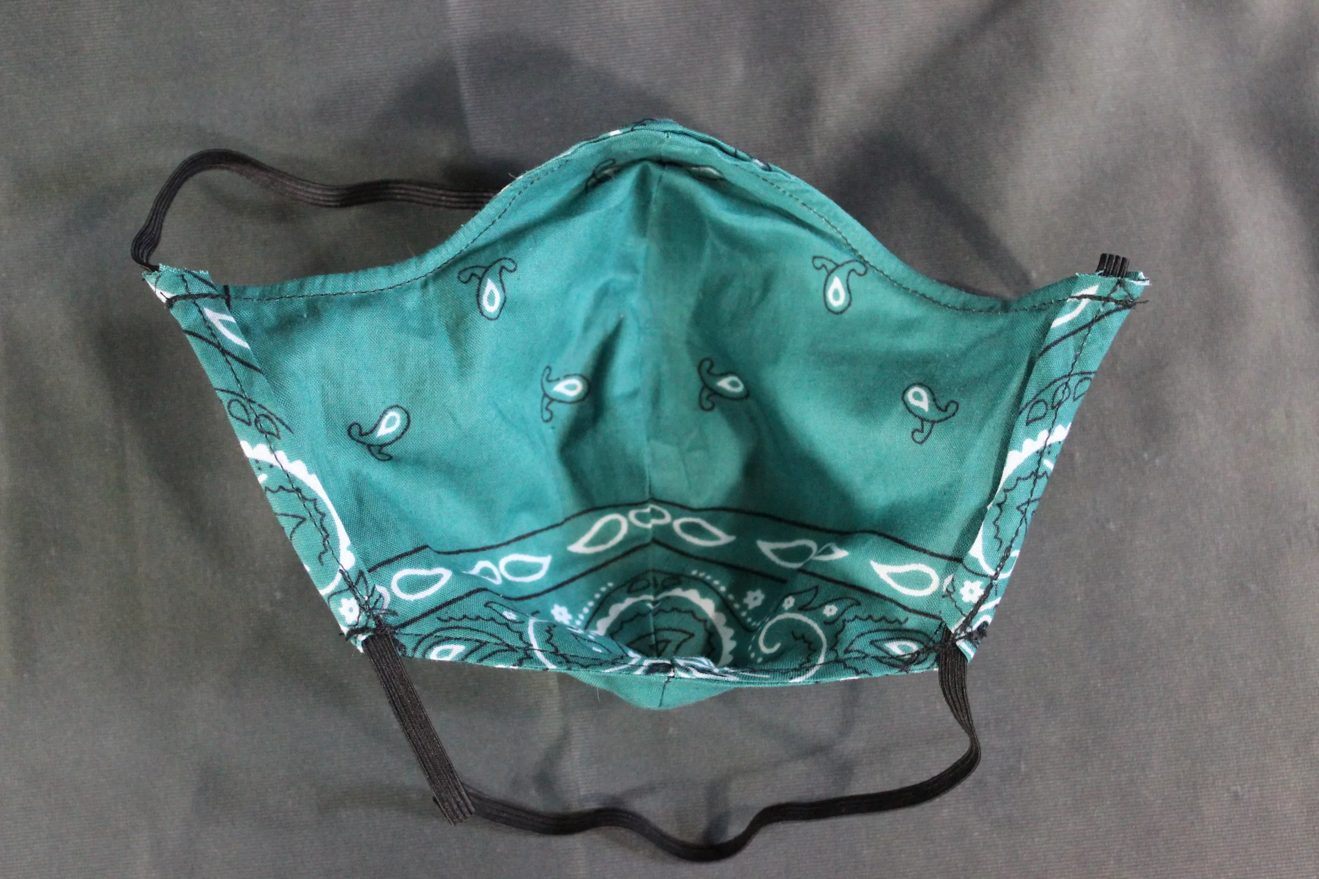 100% Cotton Bandana Facemask with Filter Pouch