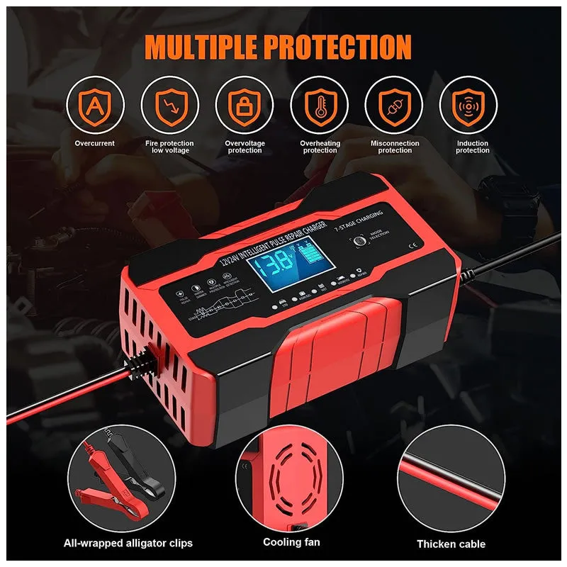 12V 10A-24V 5A Intelligent 7-Stage Pulse Repair Charger Ng-22
