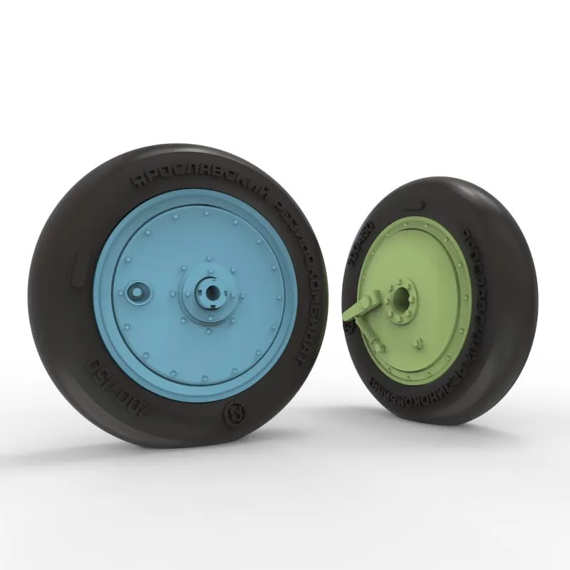 1/48 Quinta Studio I-16 Wheels (early type) with separate hubs and weighted tires (all kits) QT 48036