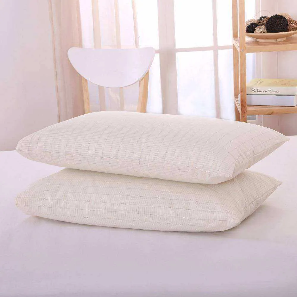 2 Beige Earthing Emf Shielding Pillow Cases