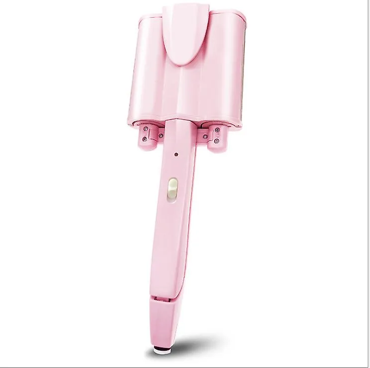 26mm with LCD Hair Ceramic Curling Three Tube Iron Deep Wave Water Ripple Egg Roll Stick AZ11325