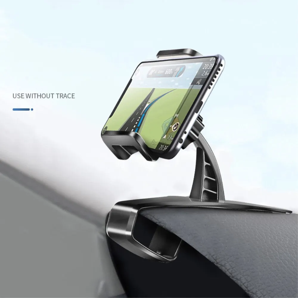 3 in 1 Car GPS Smartphone Holder: Dashboard / Visor Clamp   AC Grid Clip for myPhone Compact - Black