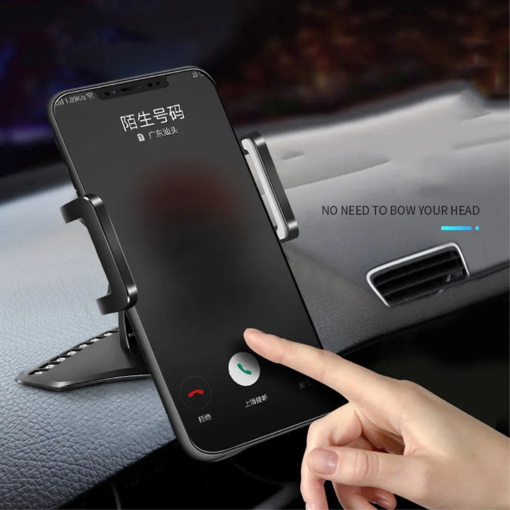 3 in 1 Car GPS Smartphone Holder: Dashboard / Visor Clamp   AC Grid Clip for myPhone Compact - Black