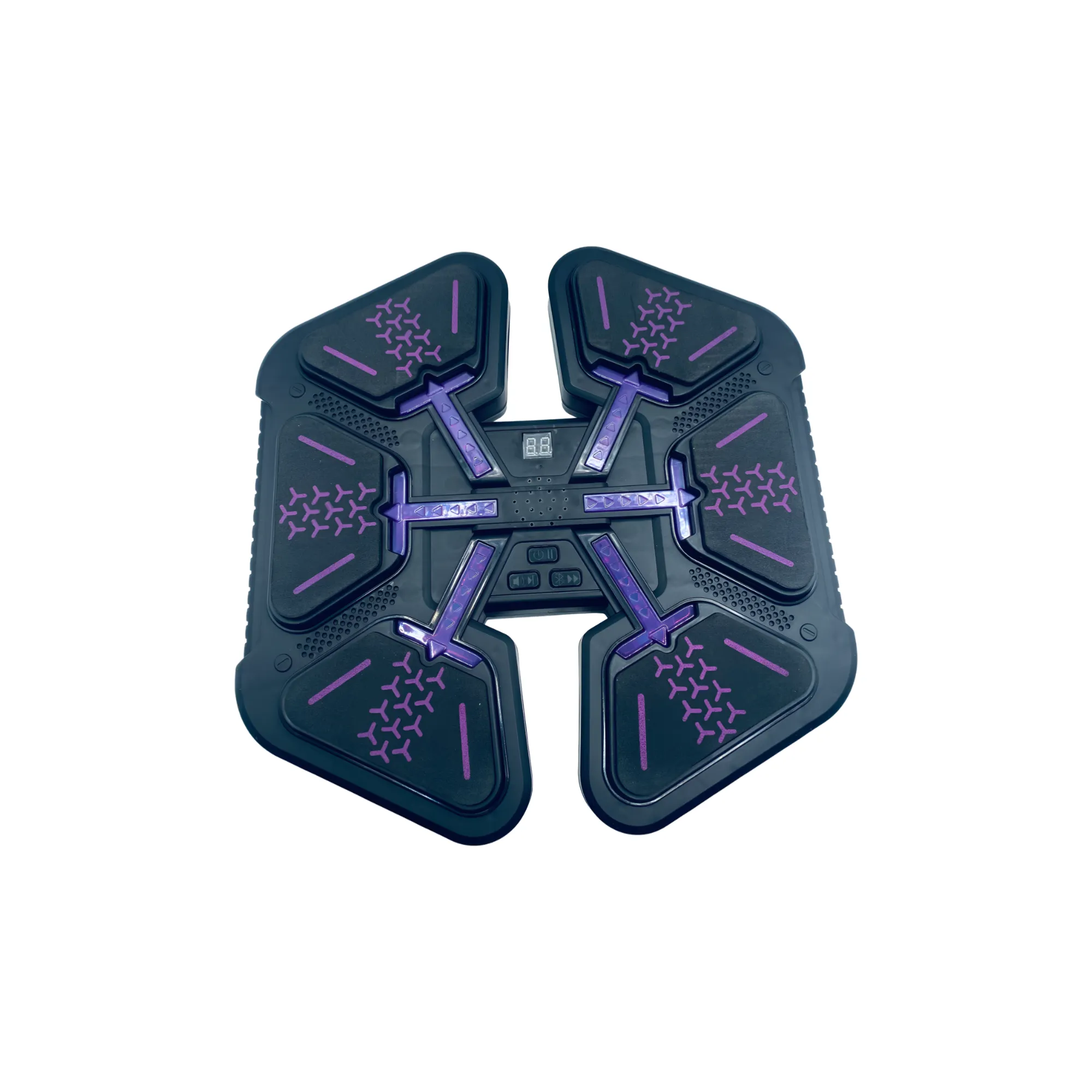 6-Target Wall-Mounted Music Boxing Machine with Gloves