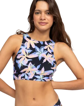Active Crop Top in Anthracite Kiss