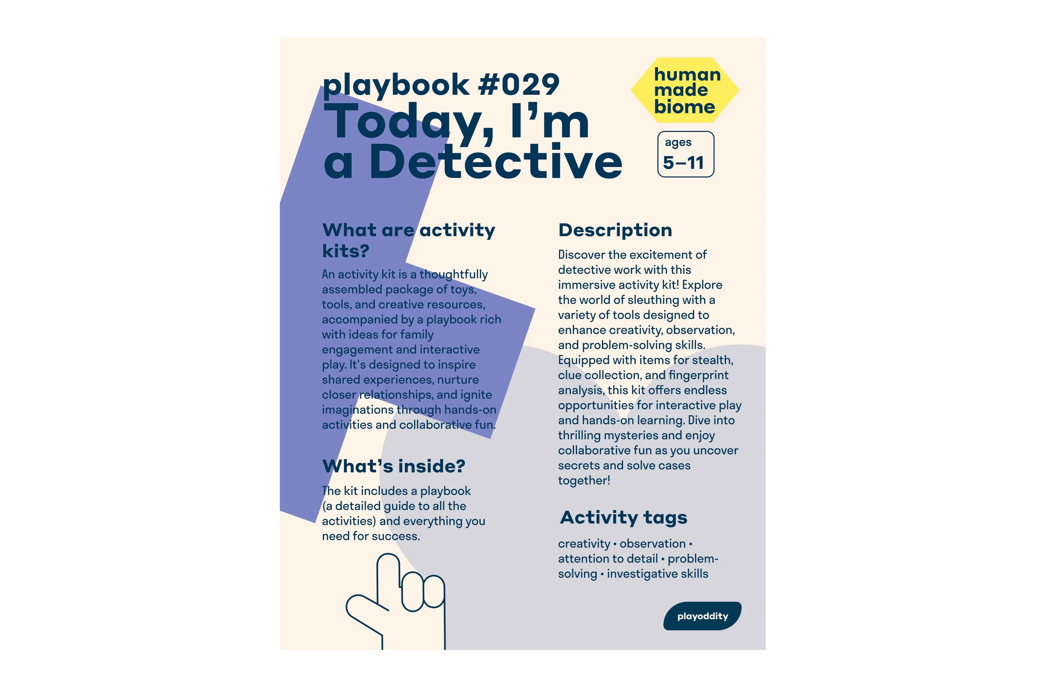 Activity Kit #029 — Today, I'm a Detective