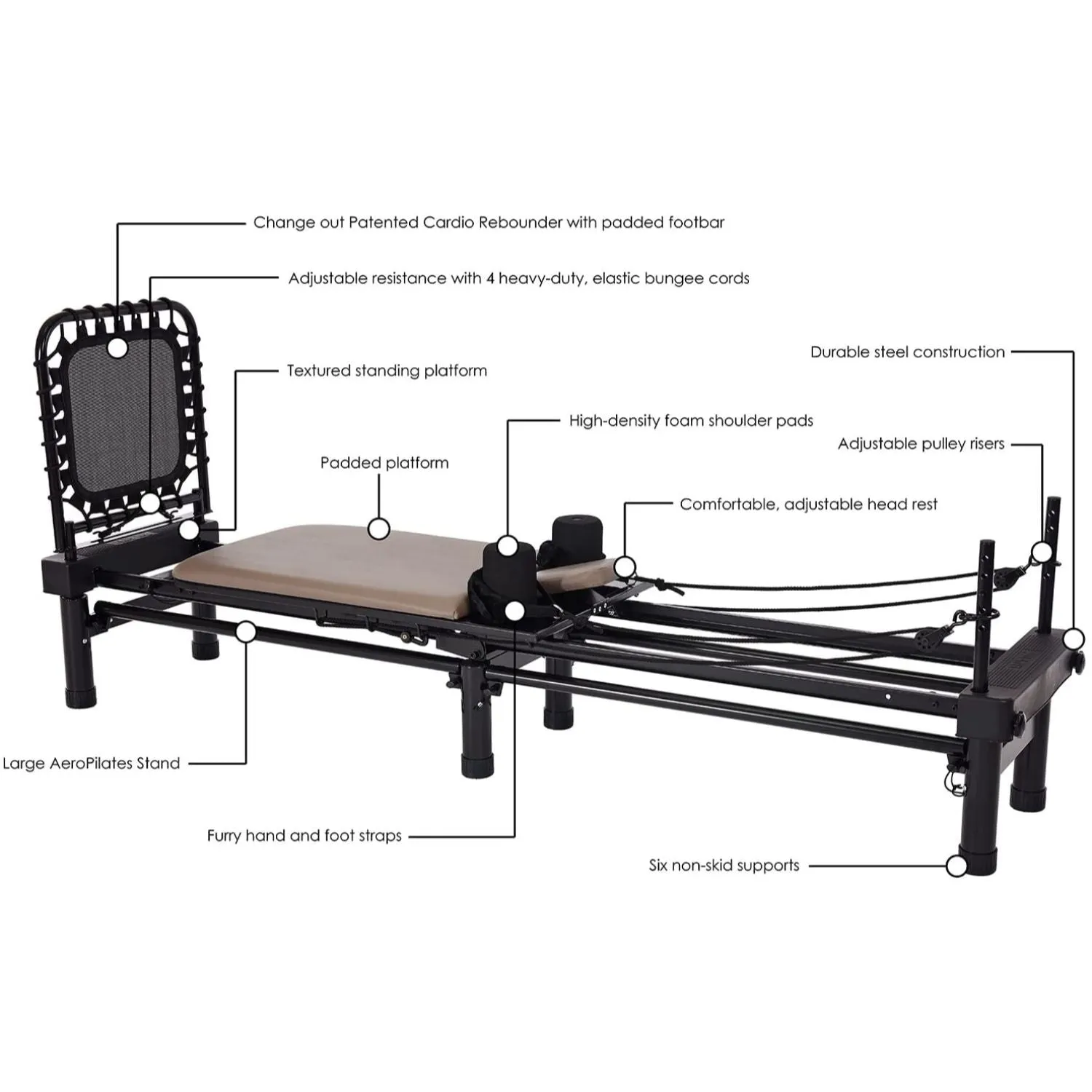 AeroPilates 651 Pilates Reformer Machine