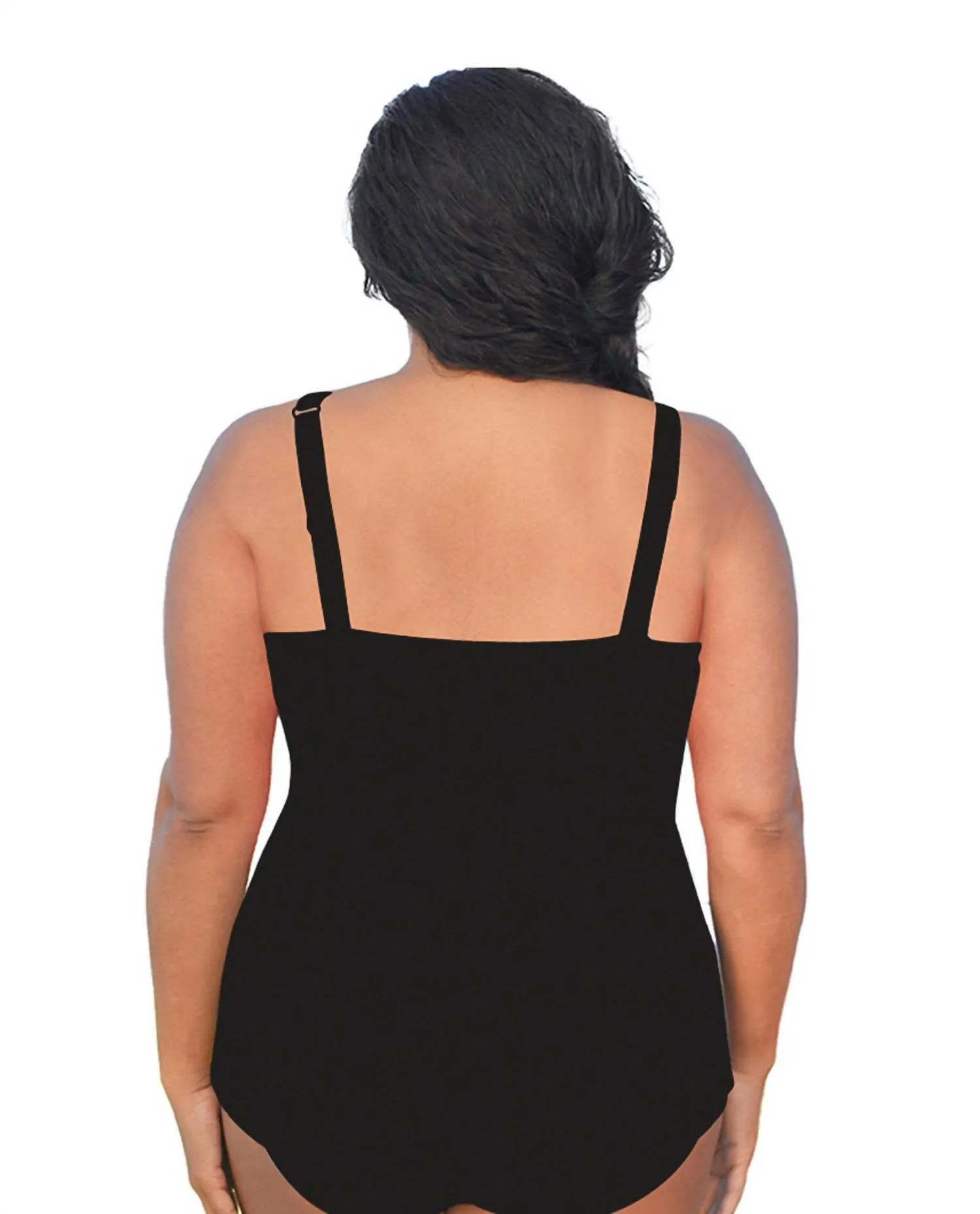 Always For Me - Plus Size High Neck Tankini Top