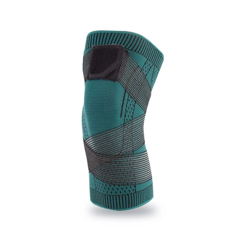 Anyfit 1PC Sports Kneepad 16cm Green Elastic Fitness Gear Knee Cushioning Padding Equipment Brace Protector