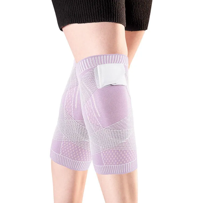 Anyfit 1PC Sports Kneepad 16cm Green Elastic Fitness Gear Knee Cushioning Padding Equipment Brace Protector