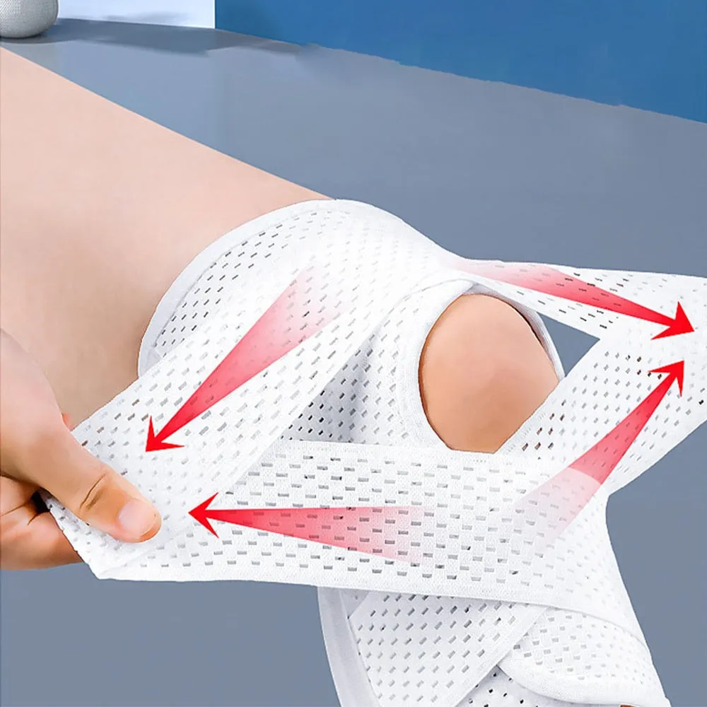 Anyfit 1PC Sports Kneepad 41-49cm Black Elastic Fitness Gear Knee Cushioning Padding Equipment Right Brace Protector