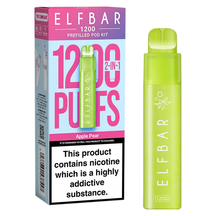 Apple Pear Elfbar 1200 Pod Kit