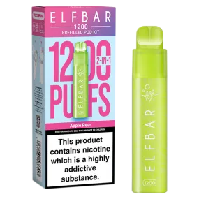 Apple Pear Elfbar 1200 Pod Kit