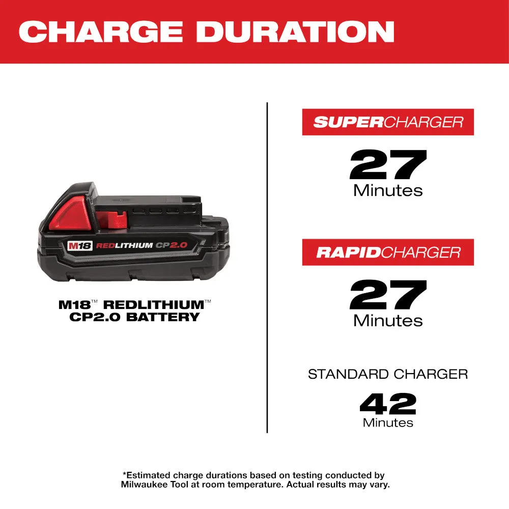 Battery - Milwaukee M18™ REDLITHIUM™ CP2.0 Battery, 48-11-1820