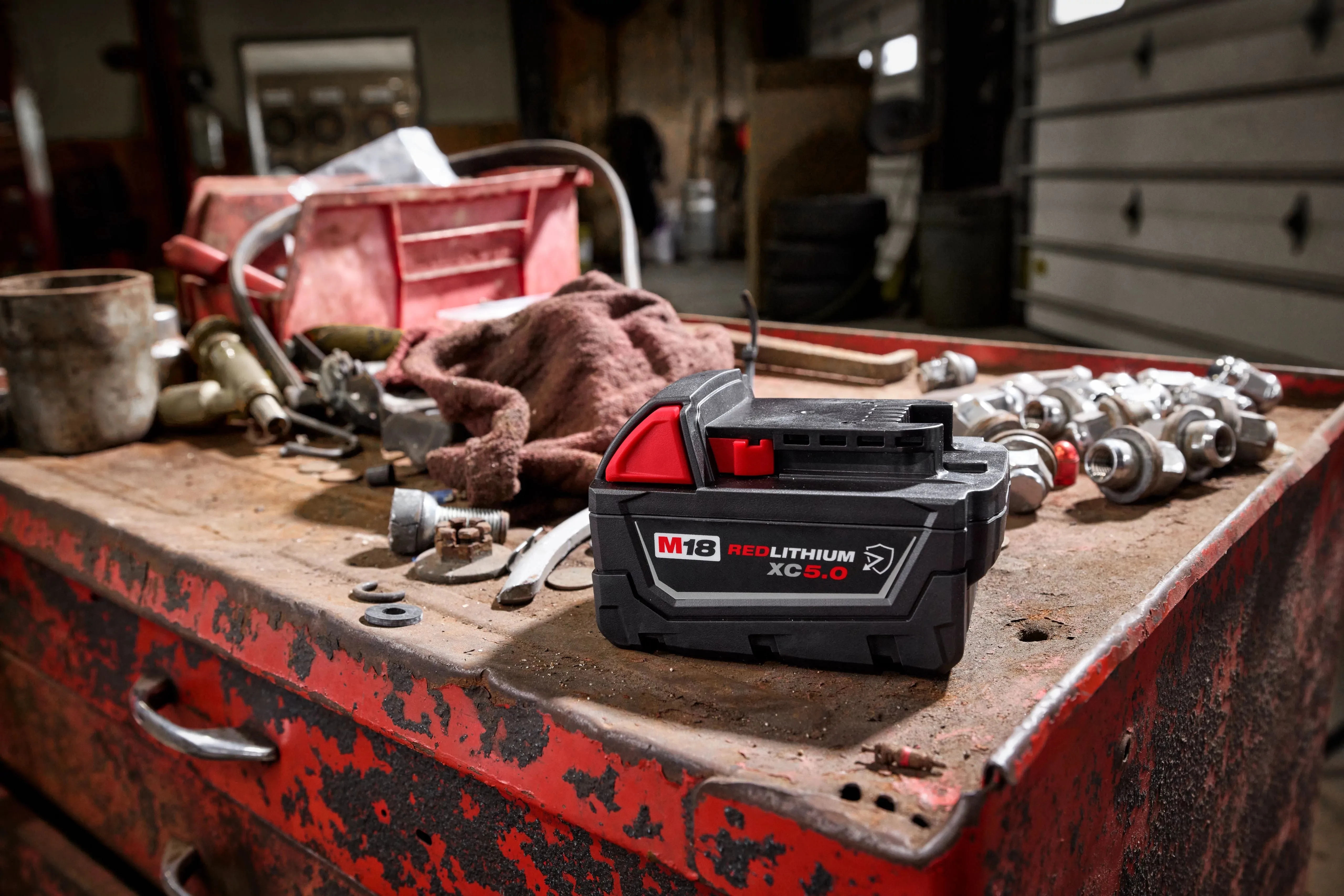 Battery - Milwaukee M18™ REDLITHIUM™ XC5.0 Resistant Battery, 48-11-1850R