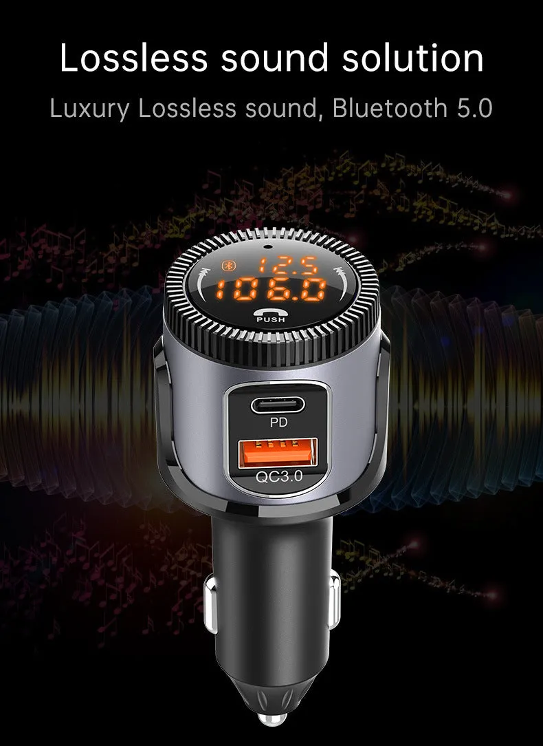 Bc72 Car  Fast  Charging  Head PD Charger QC 3.0