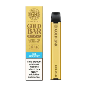Blue Raspberry Gold Bar Reload Prefilled Pod Kit