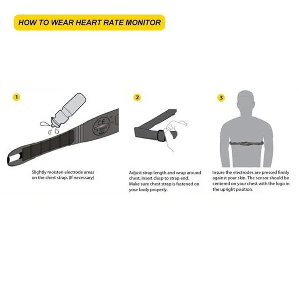 Bluetooth 4.0 Wireless Sport Heart Rate Monitor Chest Strap