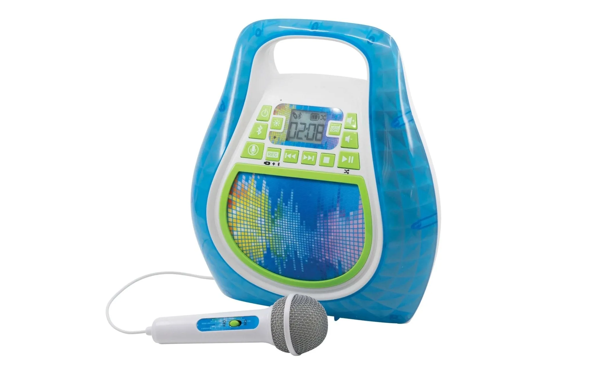 Bluetooth Karaoke Machine for Kids - Blue