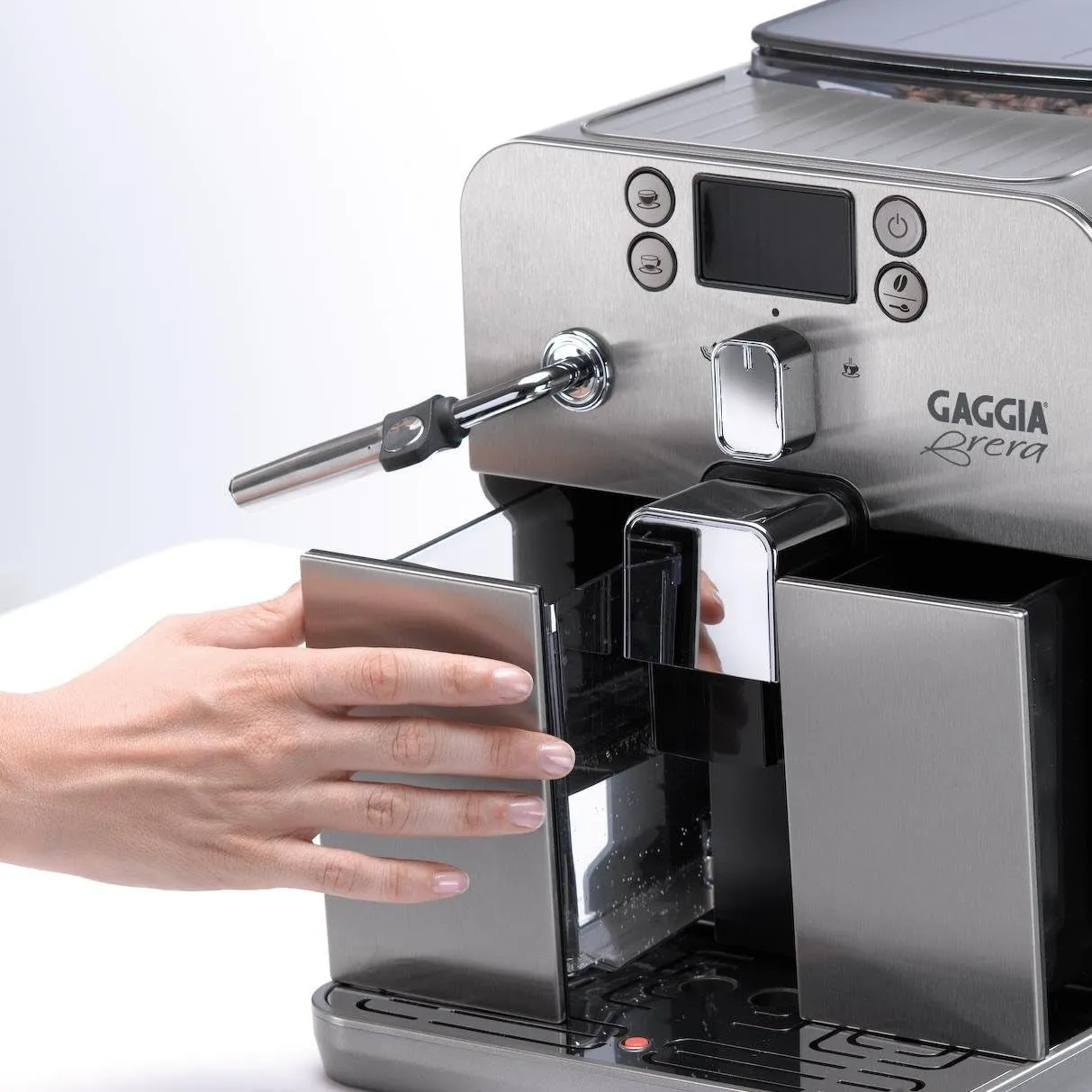 Brera Super-Automatic Espresso Machine, Small, Black, 40 Fl Oz