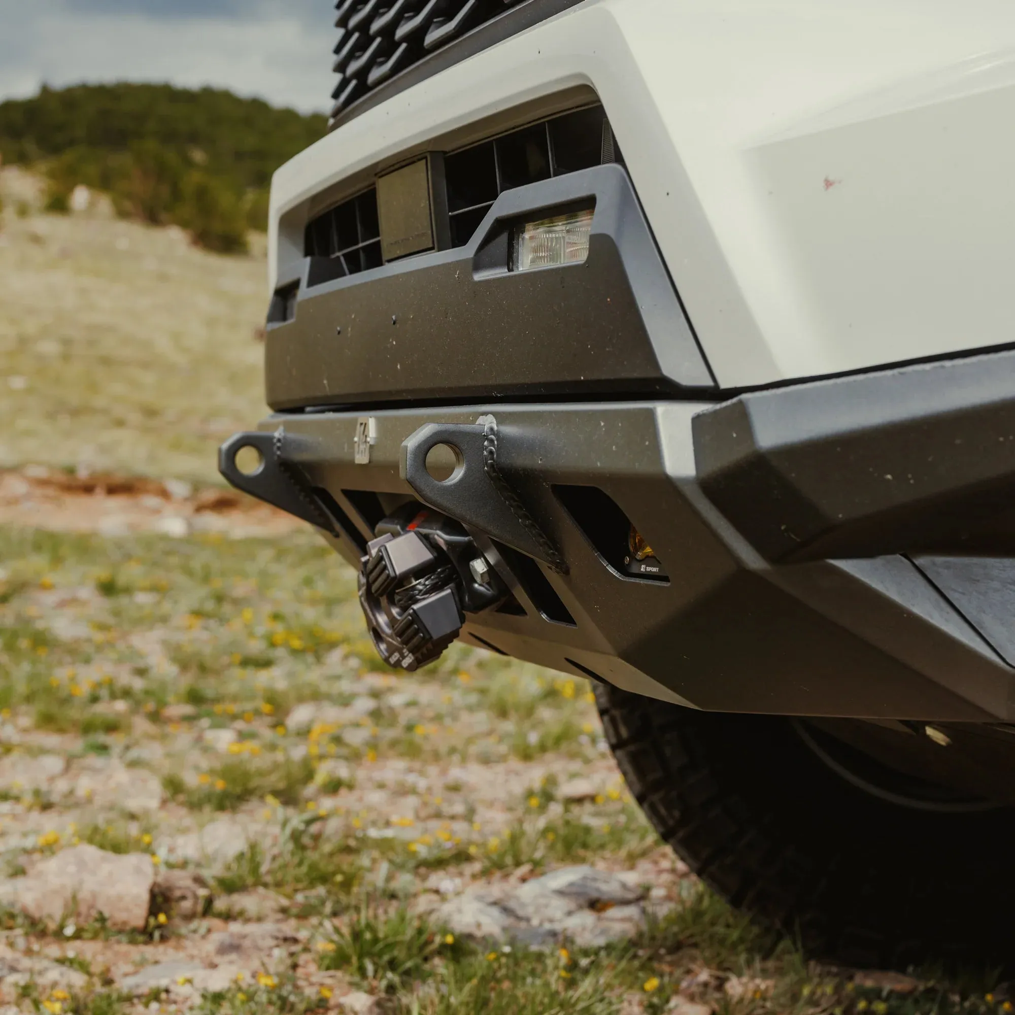 C4 Fabrication 2024  Tacoma Front Lo-Pro Winch Bumper