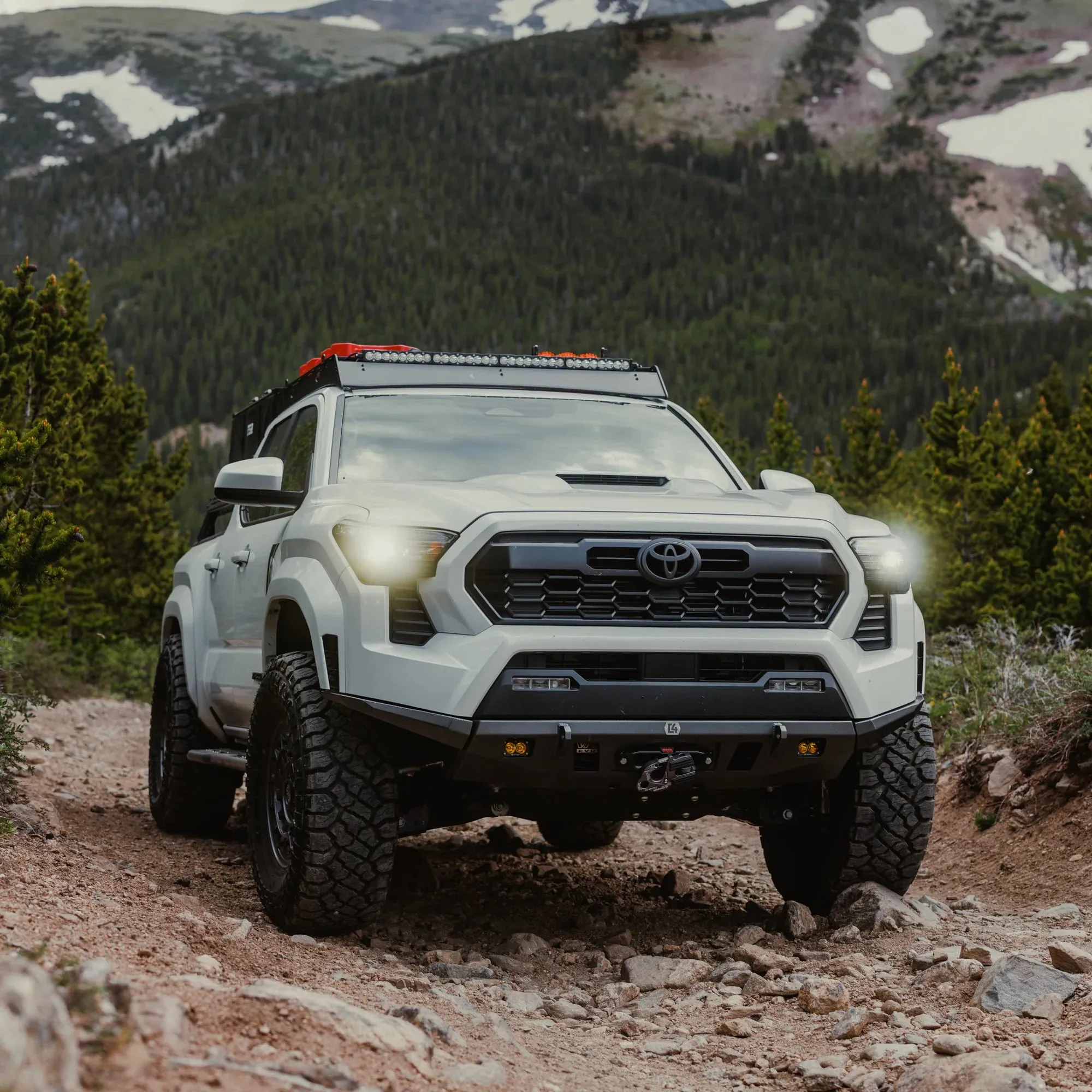 C4 Fabrication 2024  Tacoma Front Lo-Pro Winch Bumper