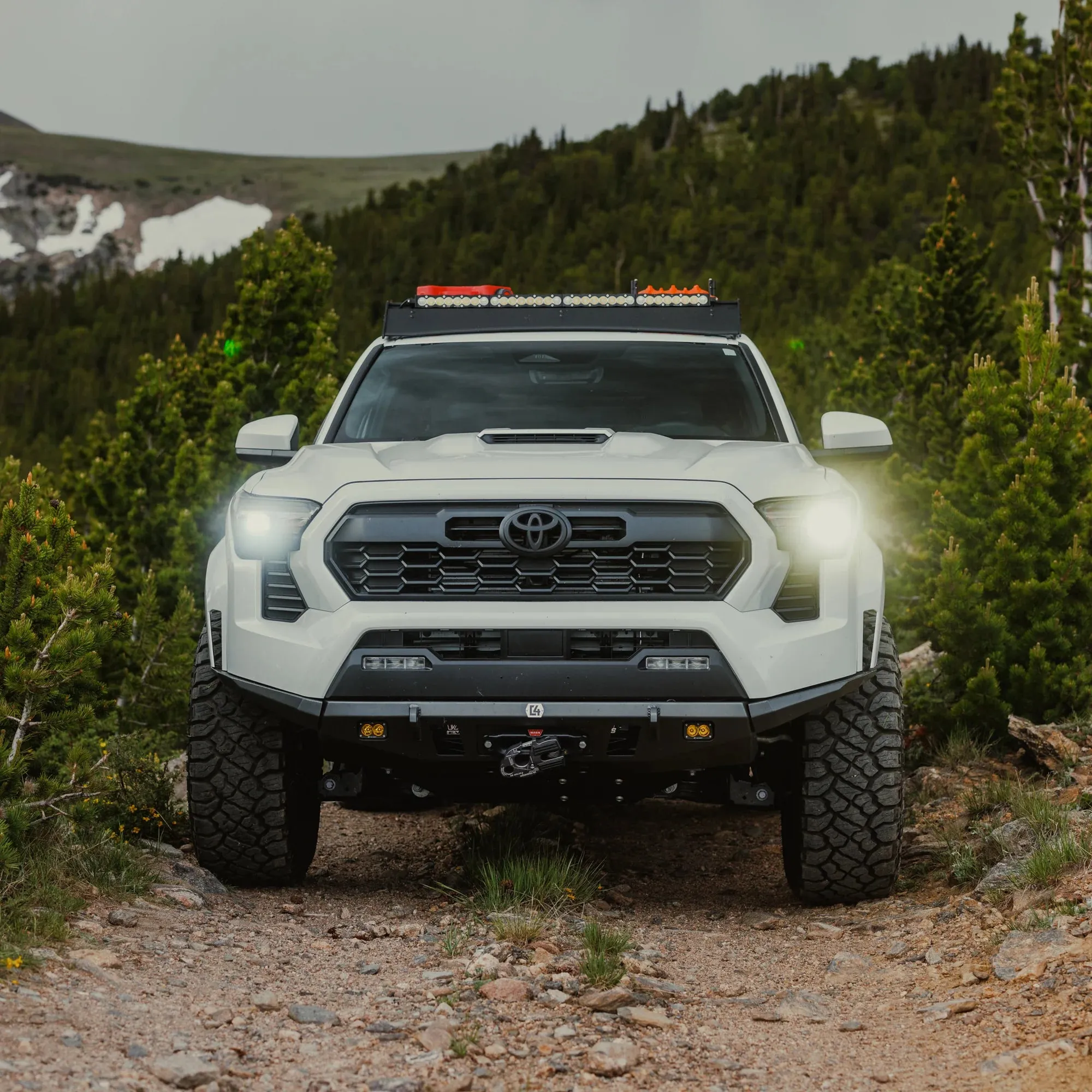 C4 Fabrication 2024  Tacoma Front Lo-Pro Winch Bumper