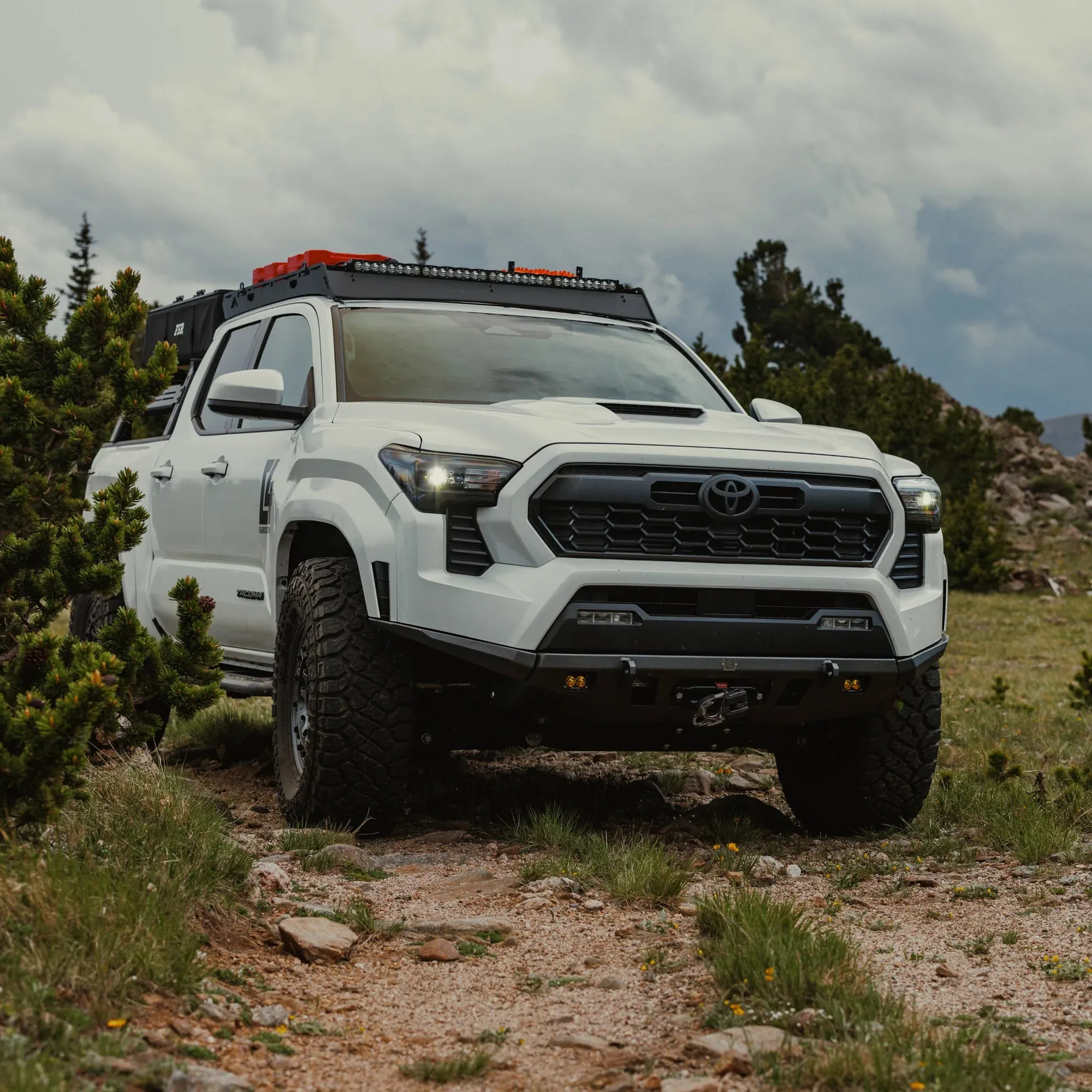 C4 Fabrication 2024  Tacoma Front Lo-Pro Winch Bumper