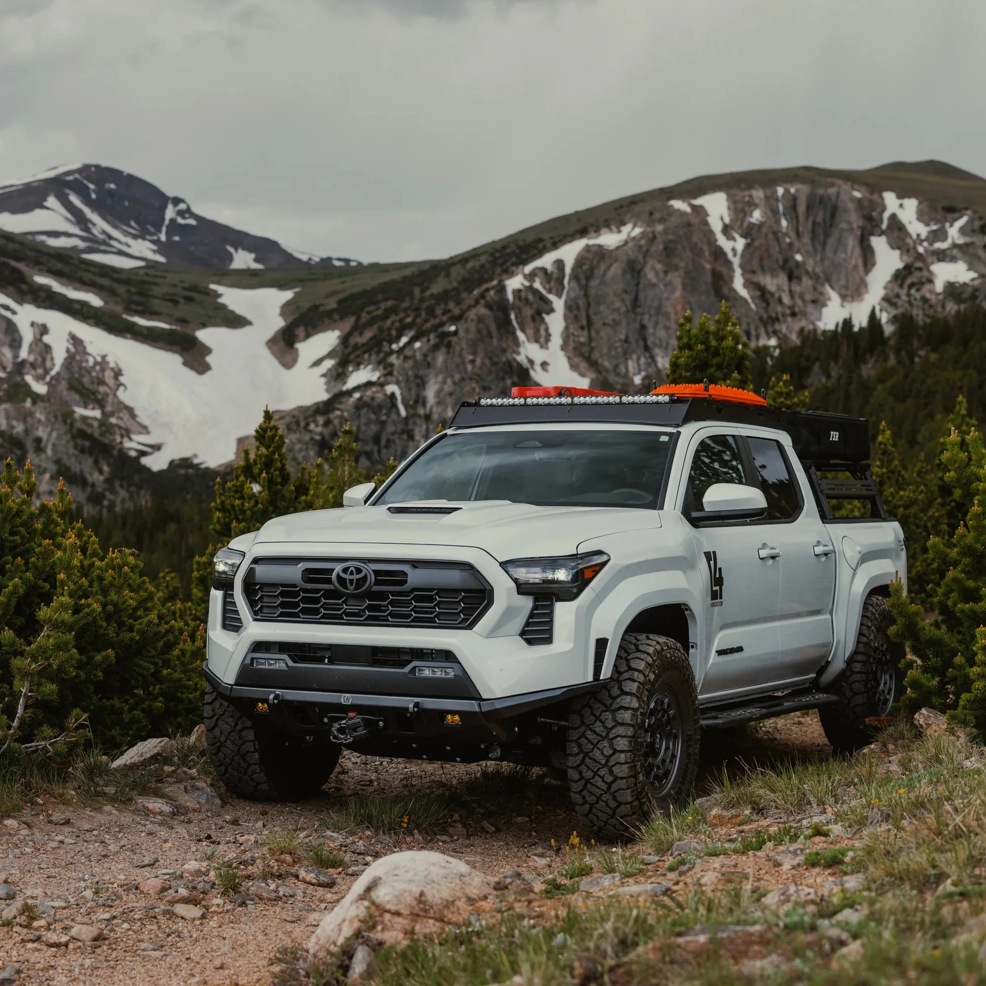 C4 Fabrication 2024  Tacoma Front Lo-Pro Winch Bumper