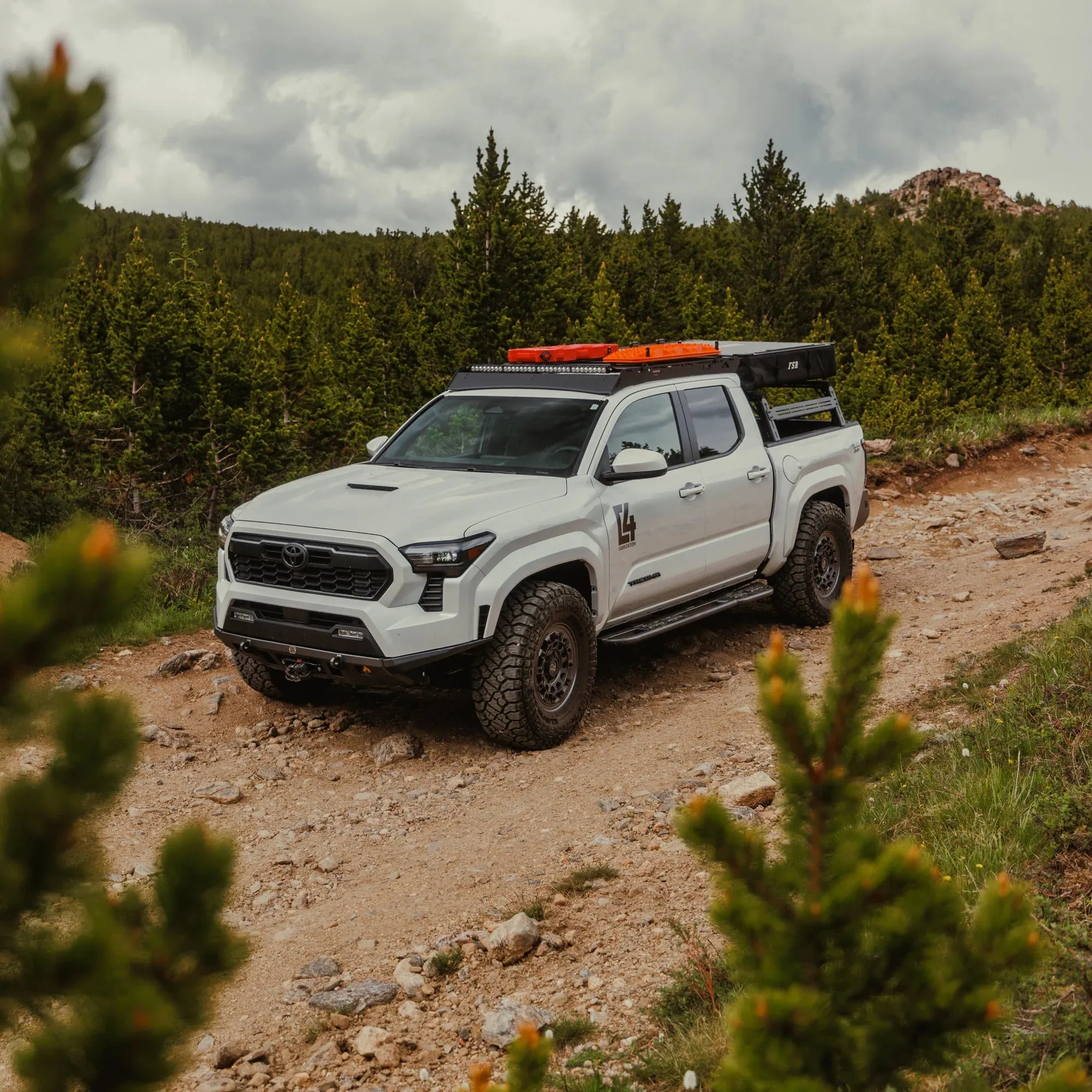 C4 Fabrication 2024  Tacoma Front Lo-Pro Winch Bumper