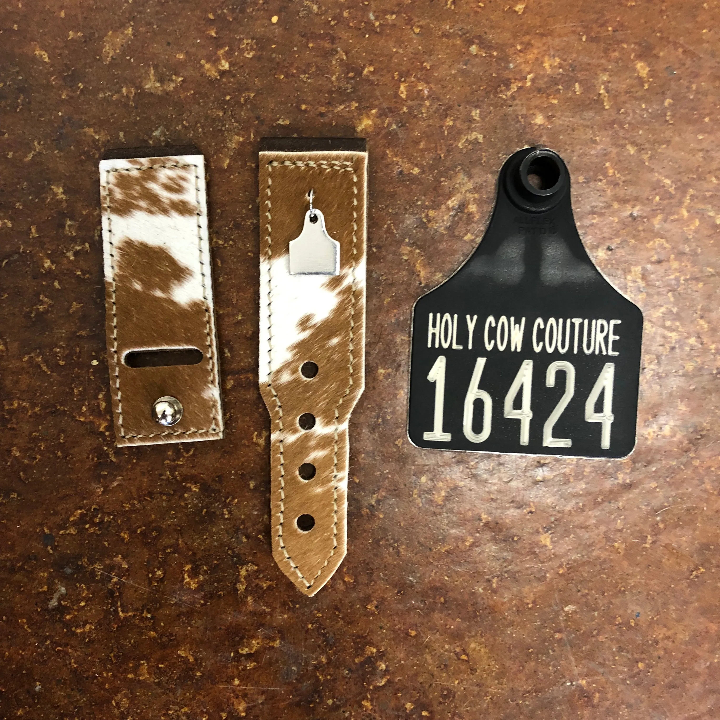 Calf Cowhide Apple Watch Band - Small #16424