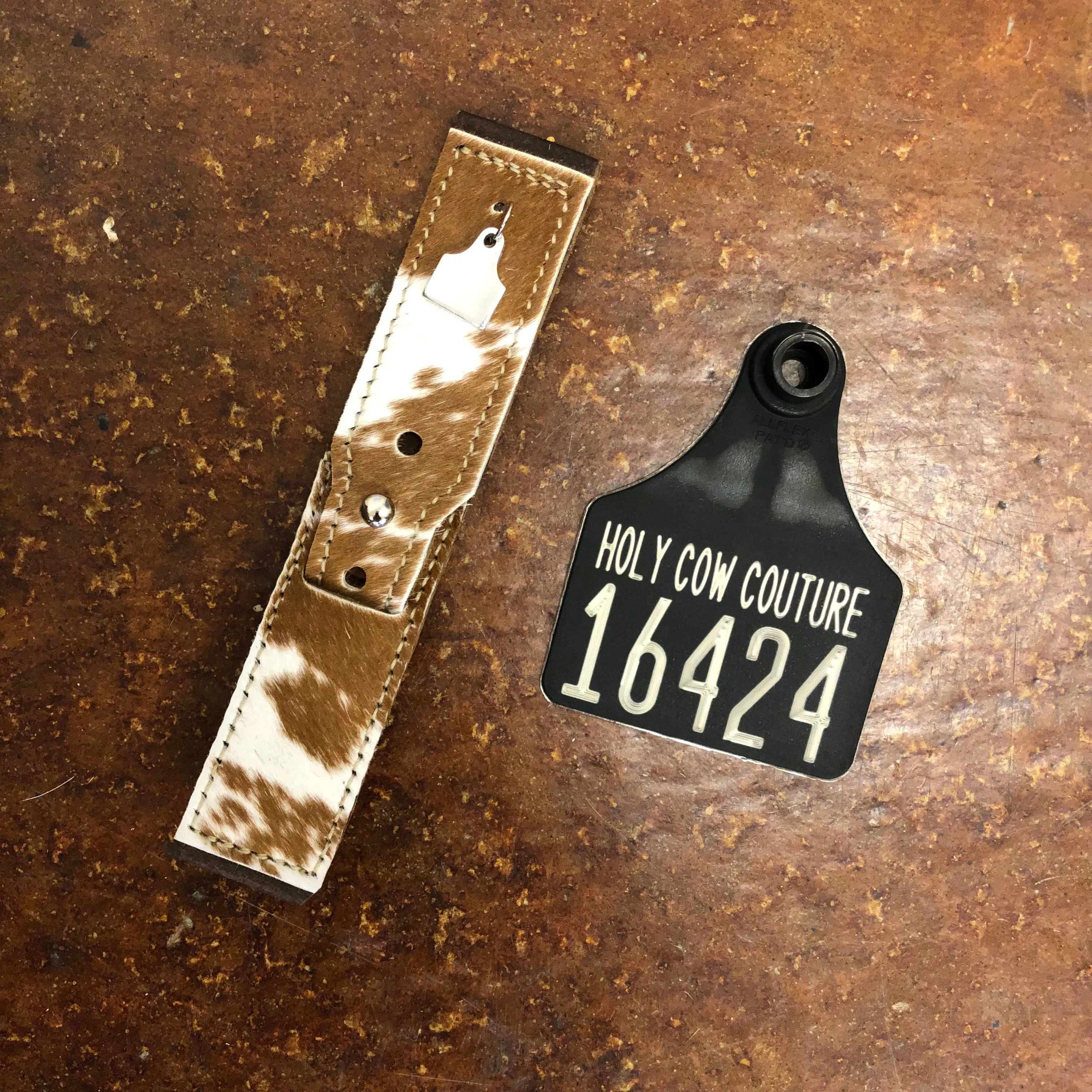 Calf Cowhide Apple Watch Band - Small #16424