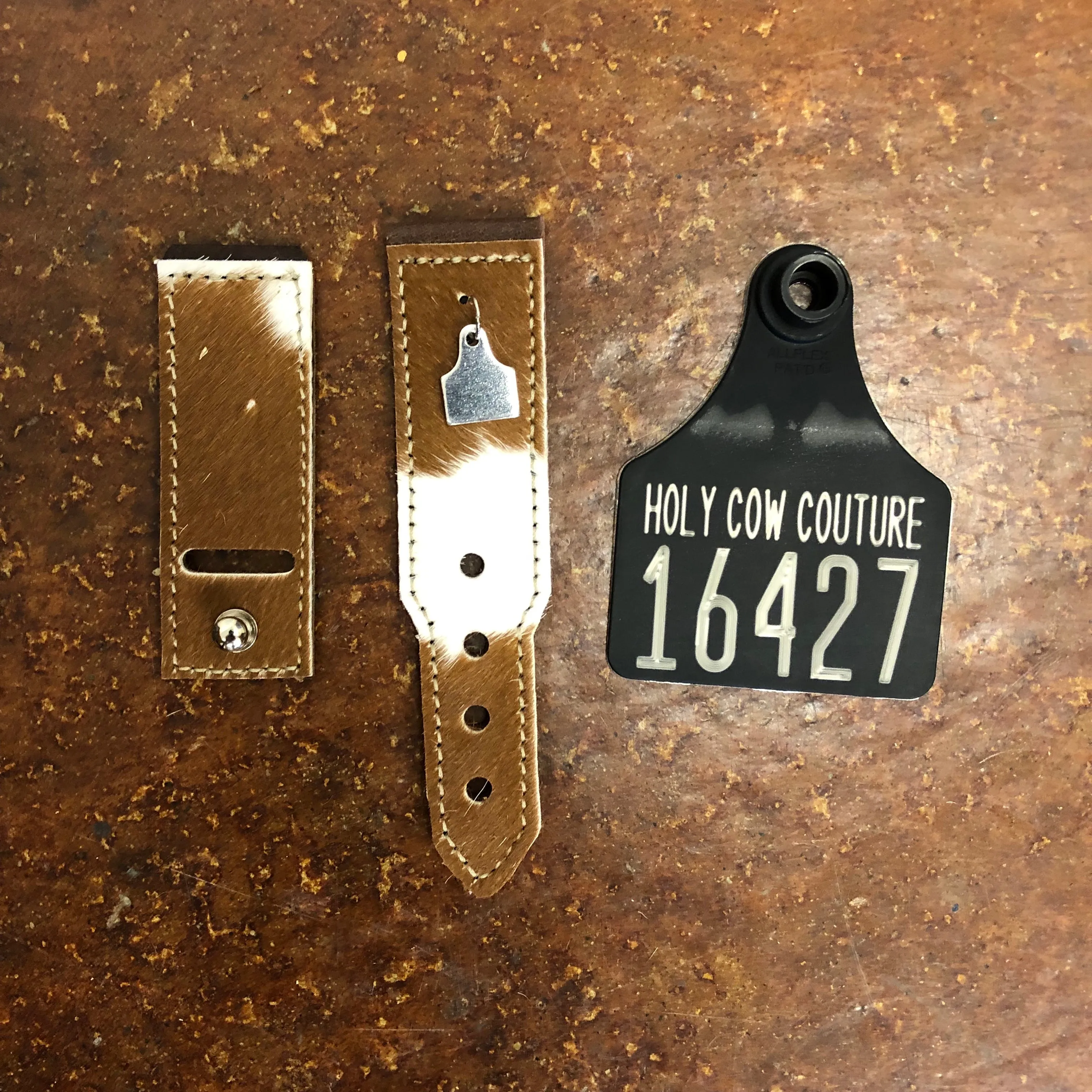 Calf Cowhide Apple Watch Band - Small #16427
