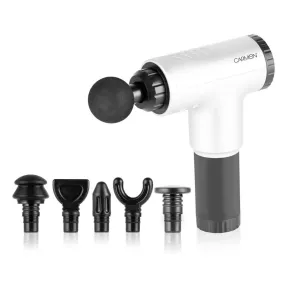 Carmen Massage Cordless Deep Tissue Massager with Carry Case Silver