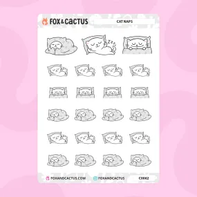 Cat Nap Stickers