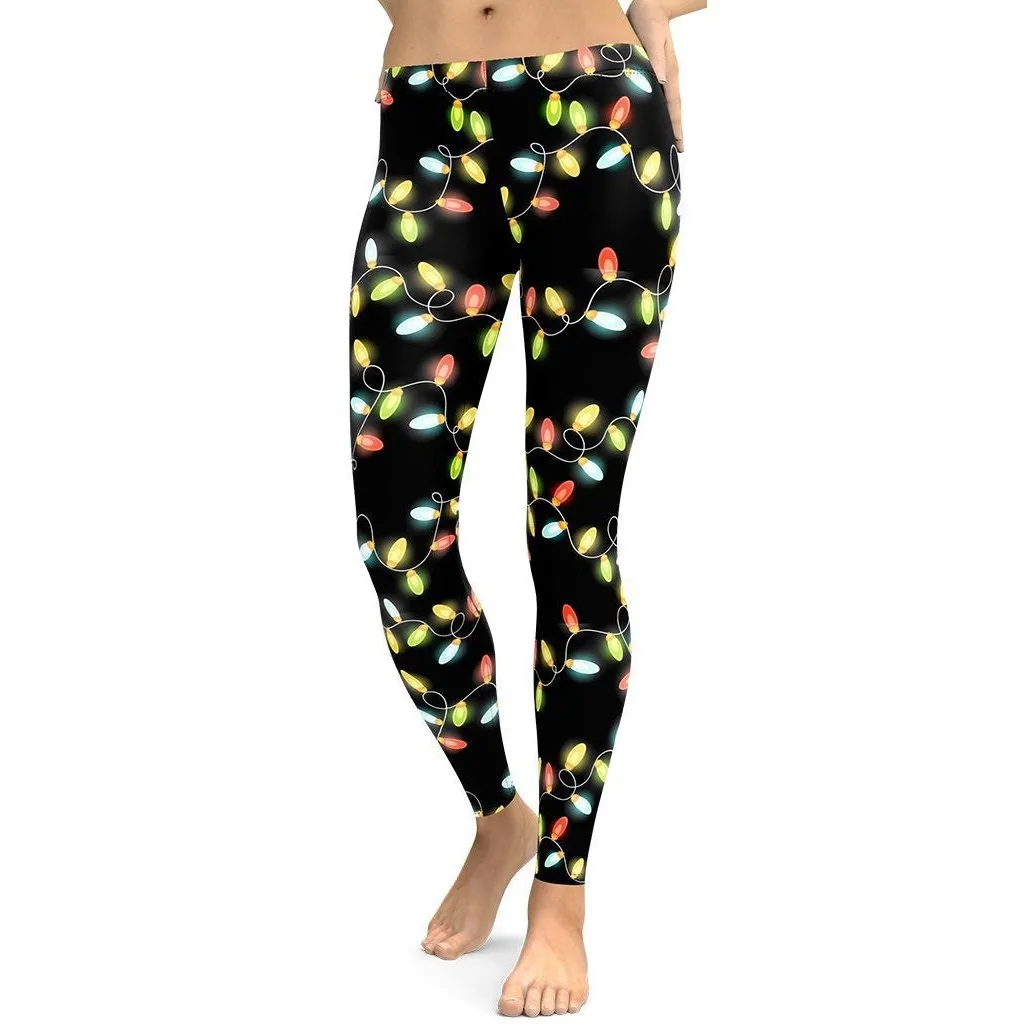 Christmas Lights Leggings