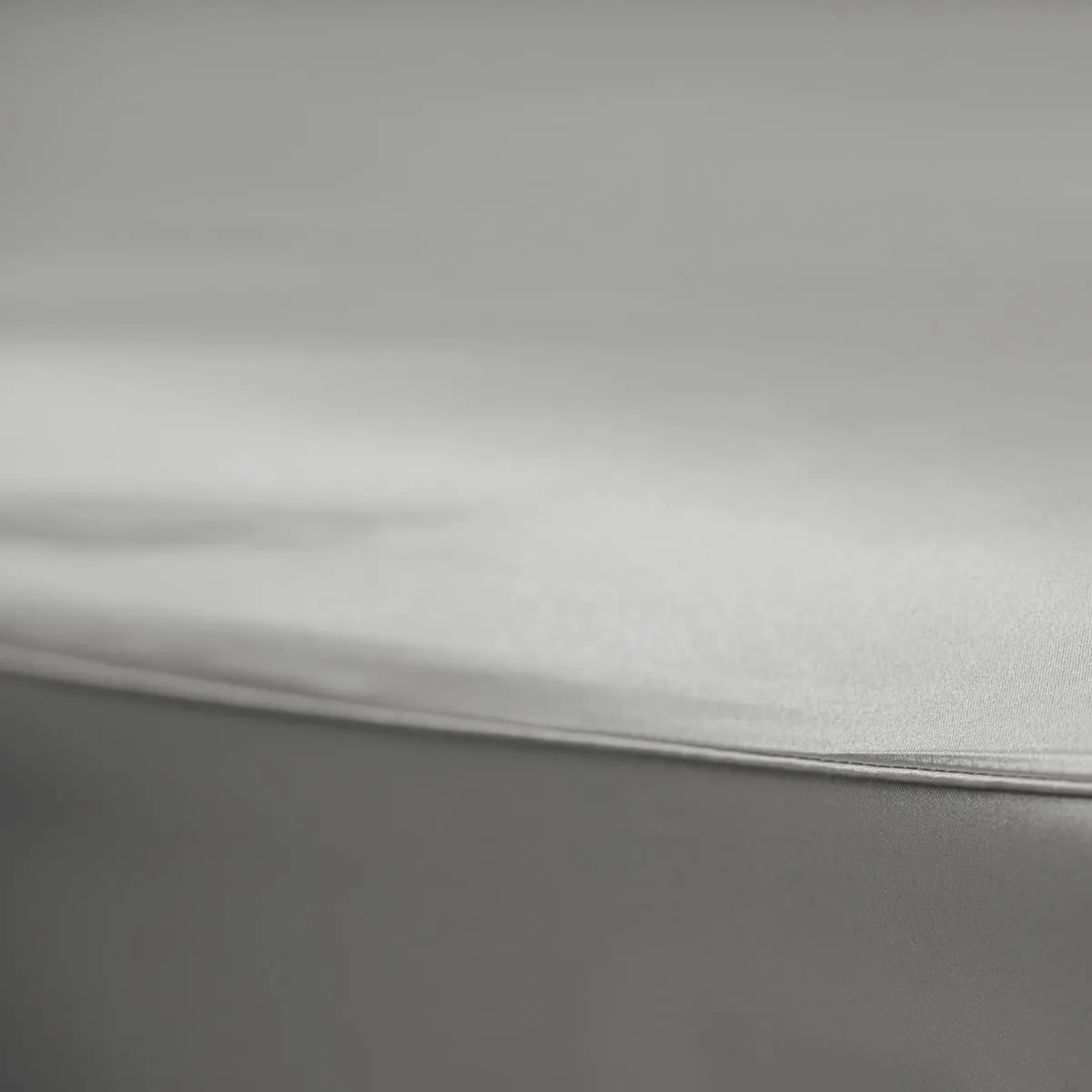 CloverSilk 22 Momme 100% Mulberry Silk Fitted Sheet, 1 Pc Fitted Sheet with 16 Inch Deep Pocket, Both Sides 22 Momme Silk - Crib, Grey