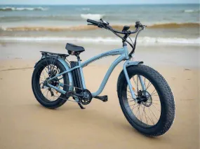 Coastal Cruiser 52V  26 Over 750W Step Over Ebike 26x4 Fat Tire Fat Tire Cruiser