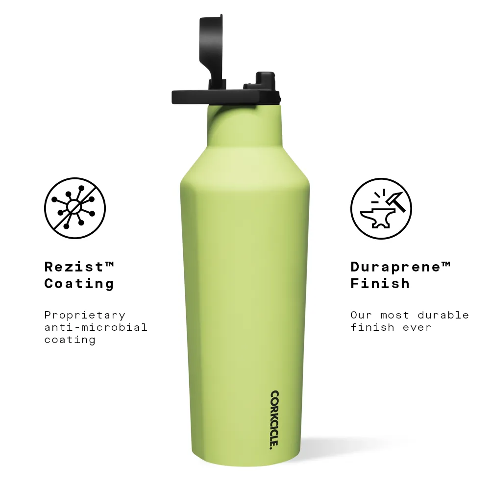 Corkcicle 20 oz Sport Canteen-Neon Lights Citron