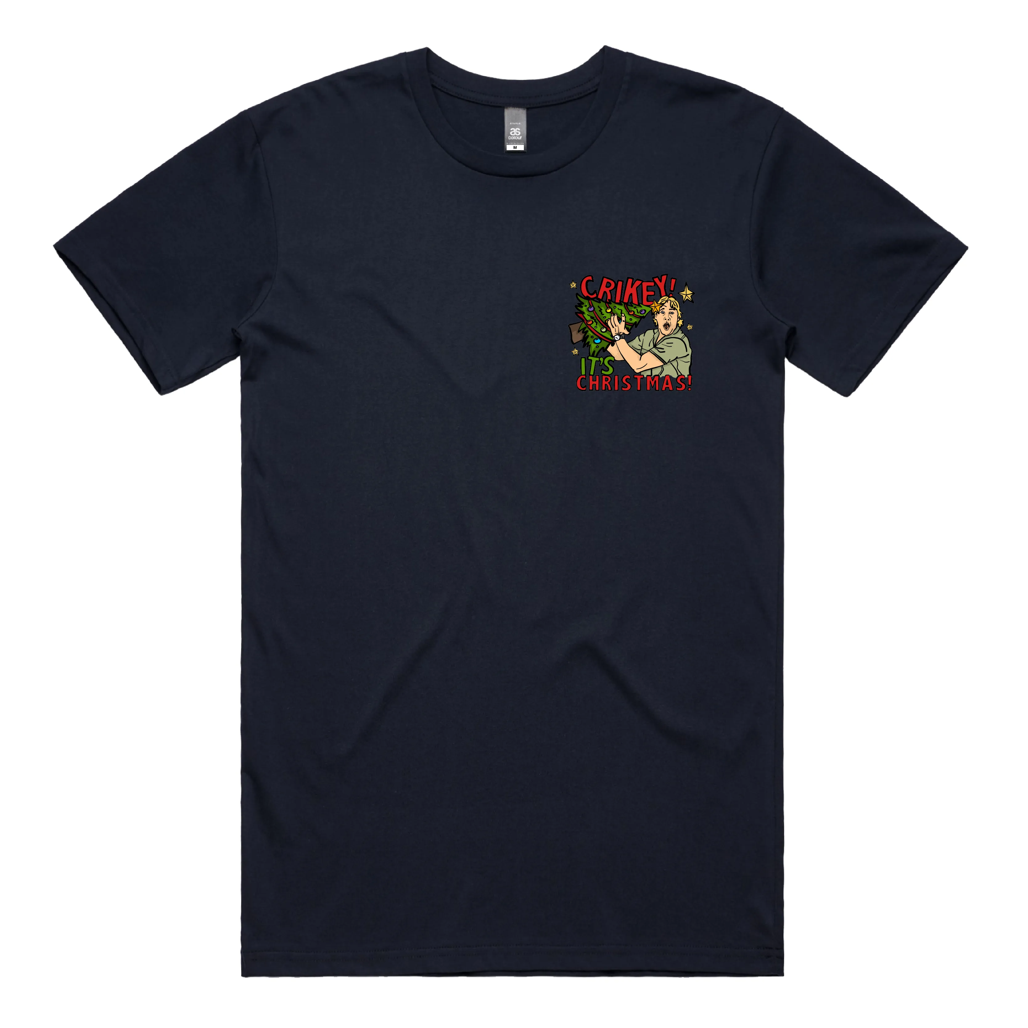 Crikey It’s Christmas 🐊🎄 - Men's T Shirt