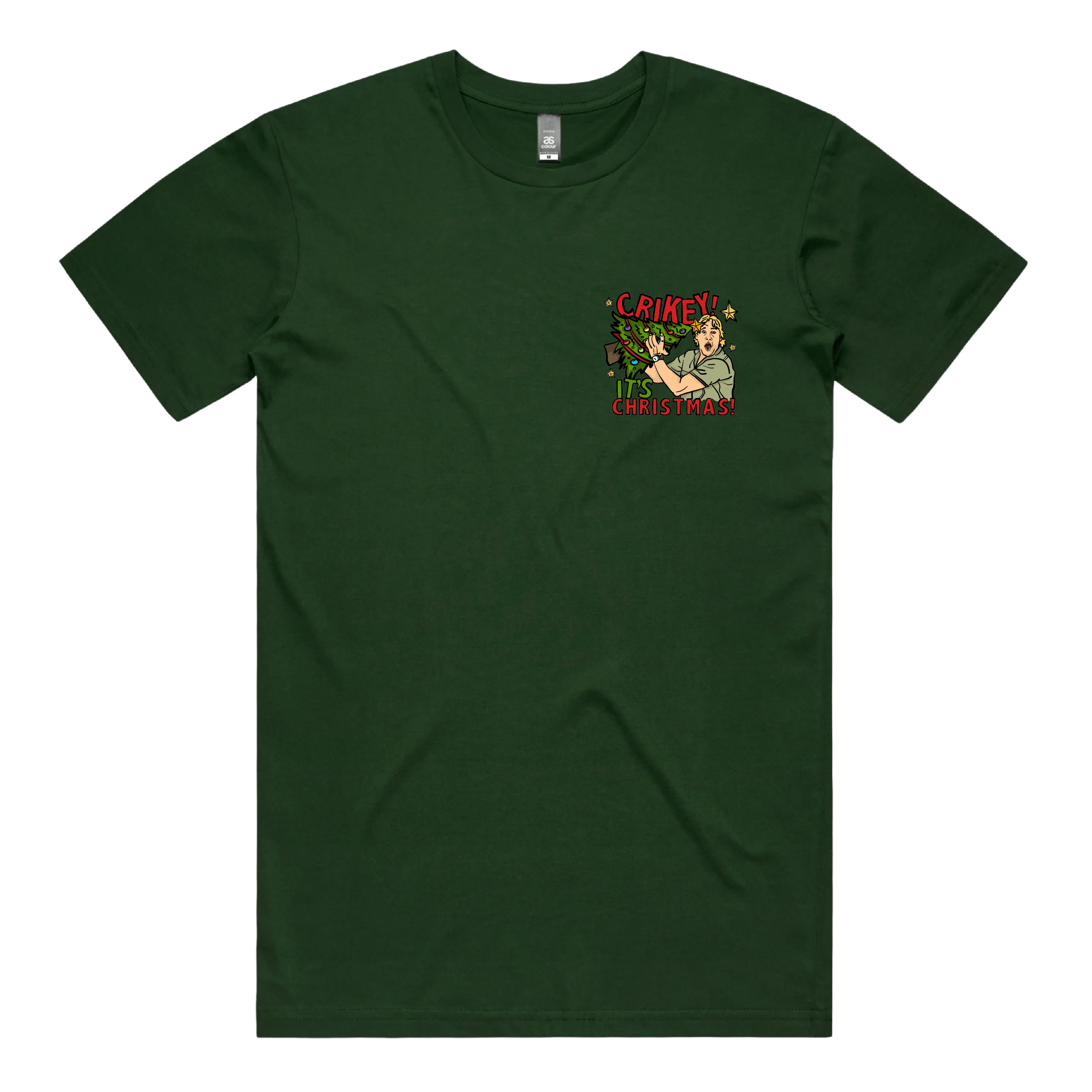 Crikey It’s Christmas 🐊🎄 - Men's T Shirt