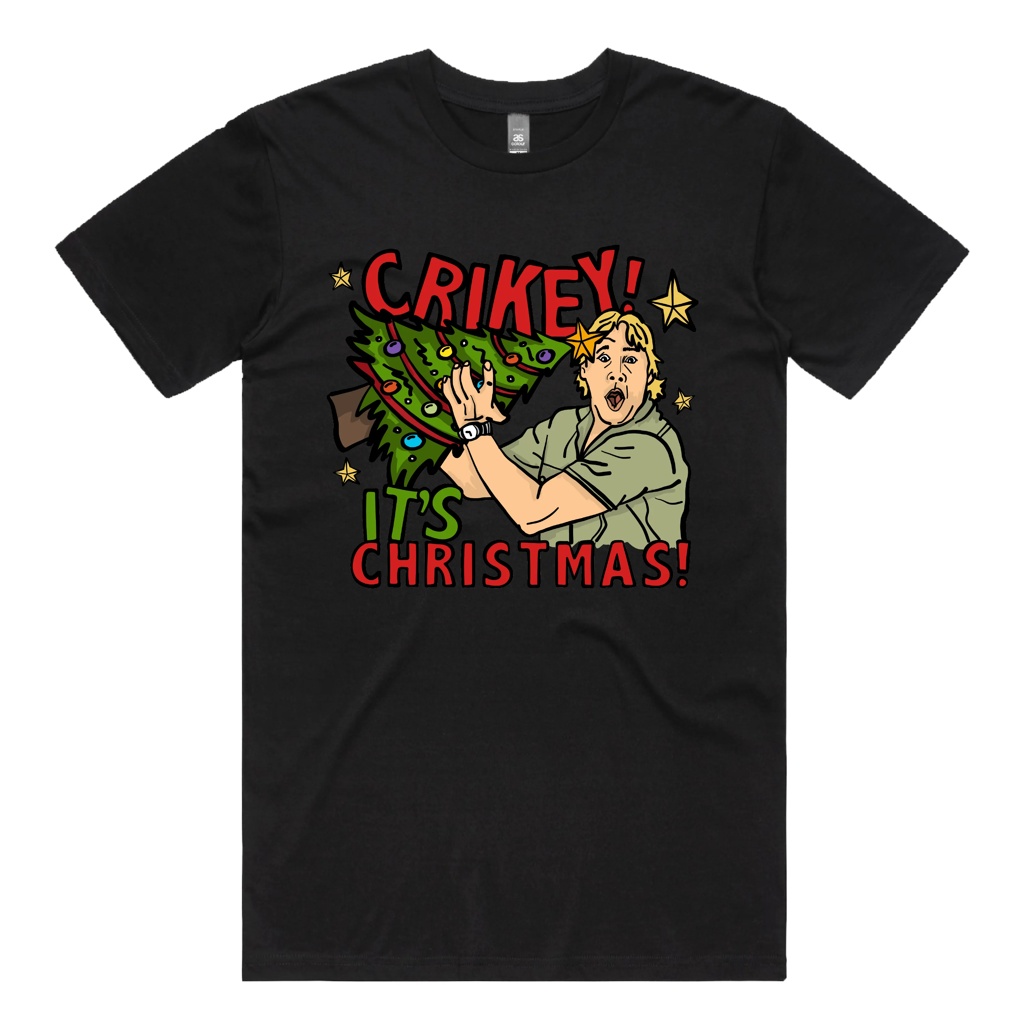Crikey It’s Christmas 🐊🎄 - Men's T Shirt