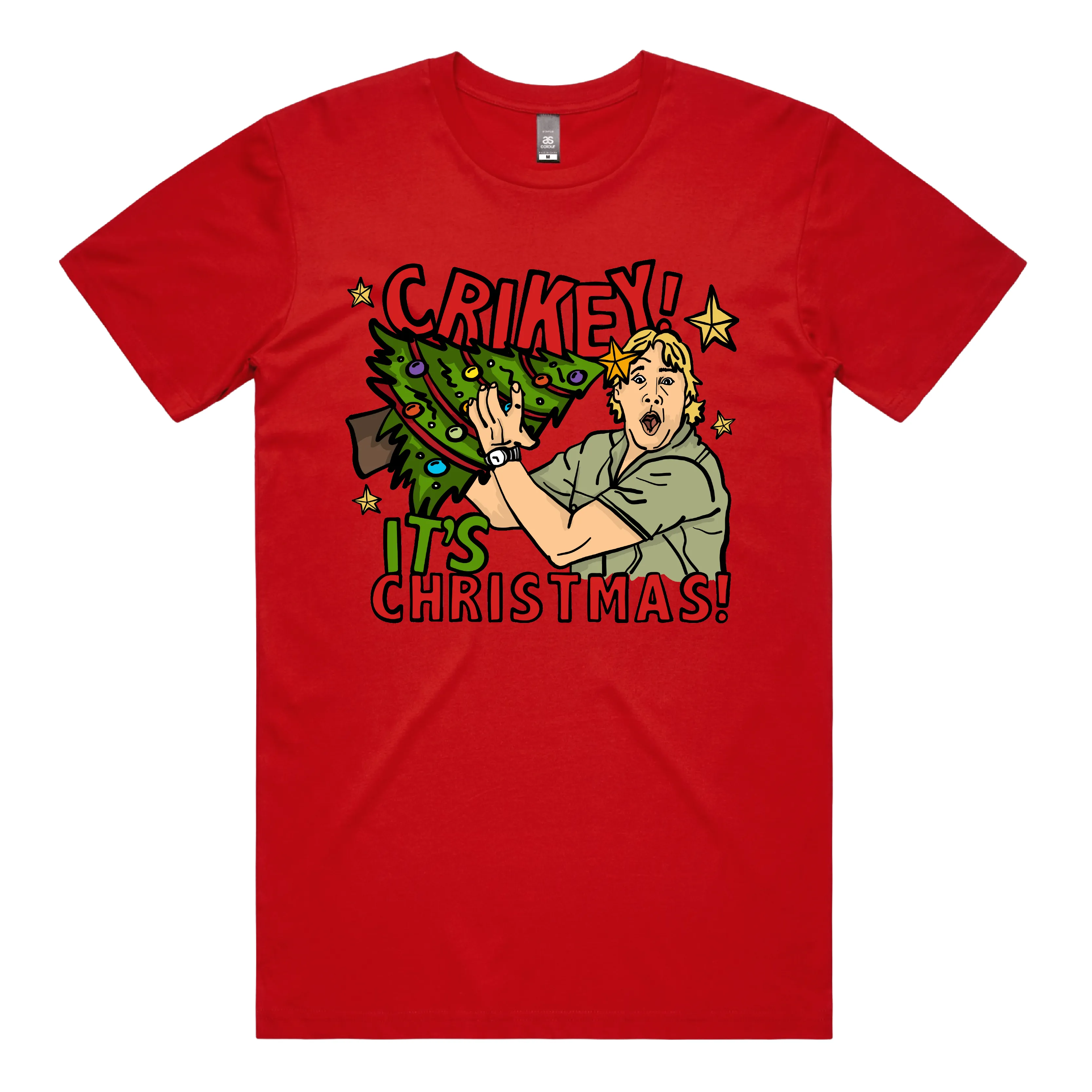 Crikey It’s Christmas 🐊🎄 - Men's T Shirt