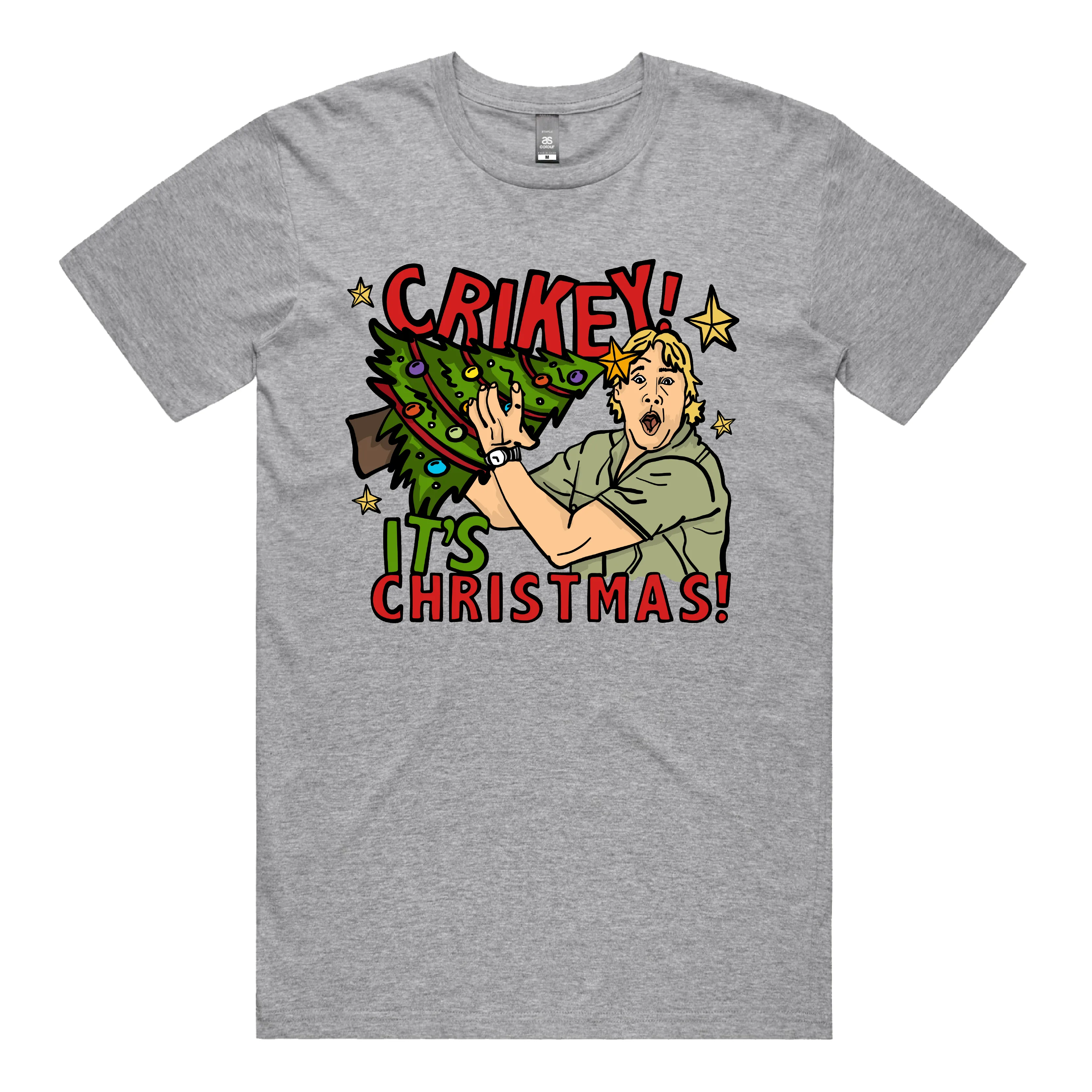 Crikey It’s Christmas 🐊🎄 - Men's T Shirt