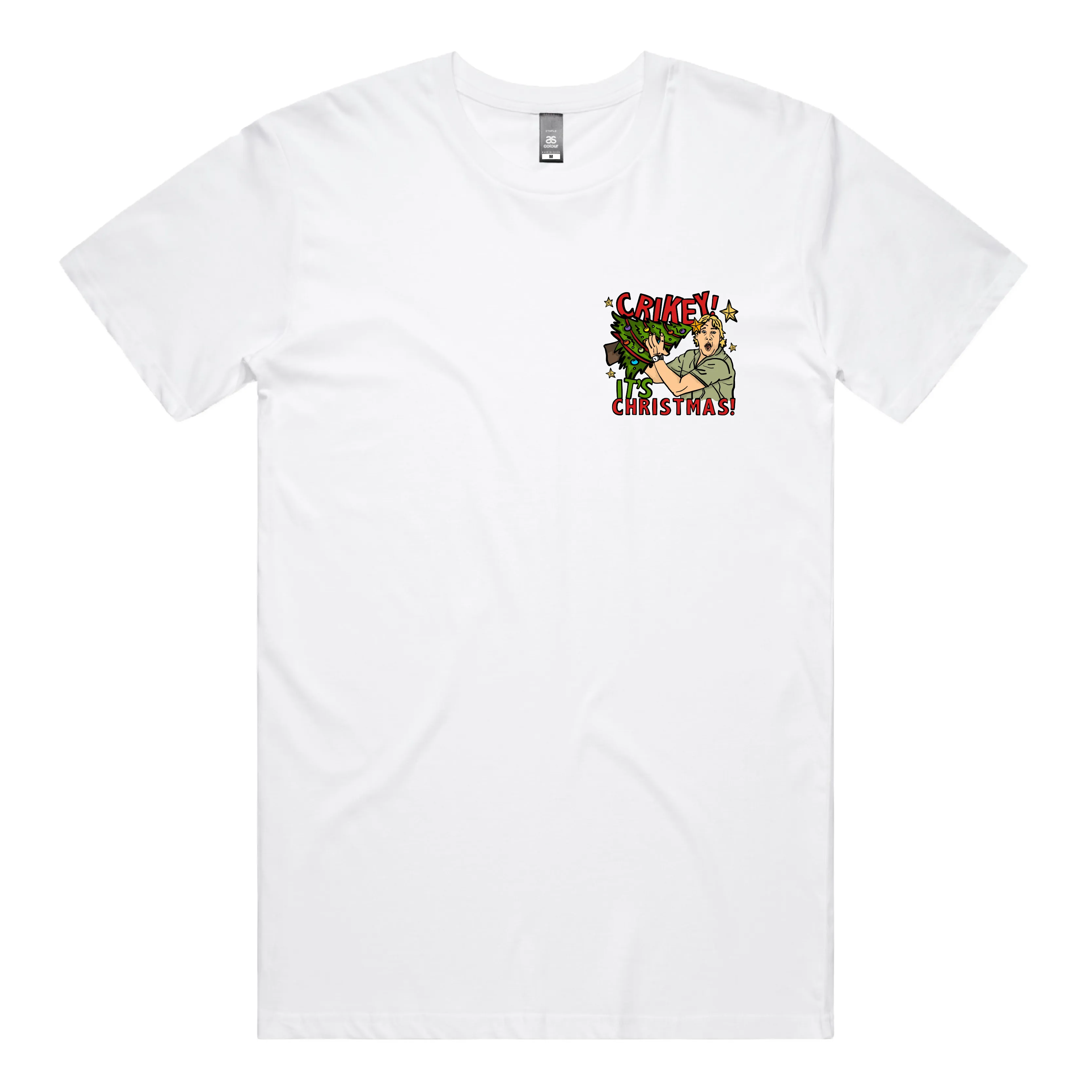 Crikey It’s Christmas 🐊🎄 - Men's T Shirt