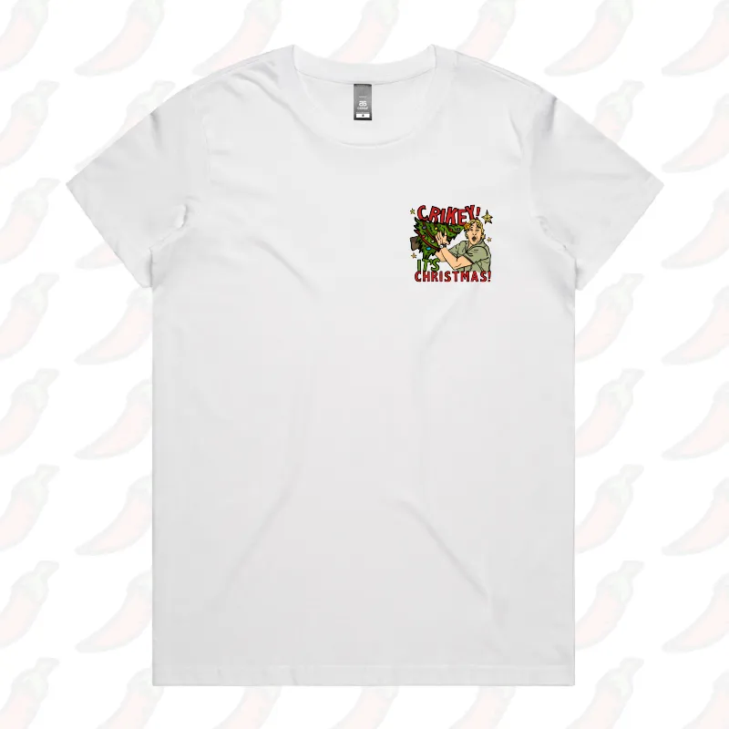 Crikey It’s Christmas 🐊🎄- Women's T Shirt