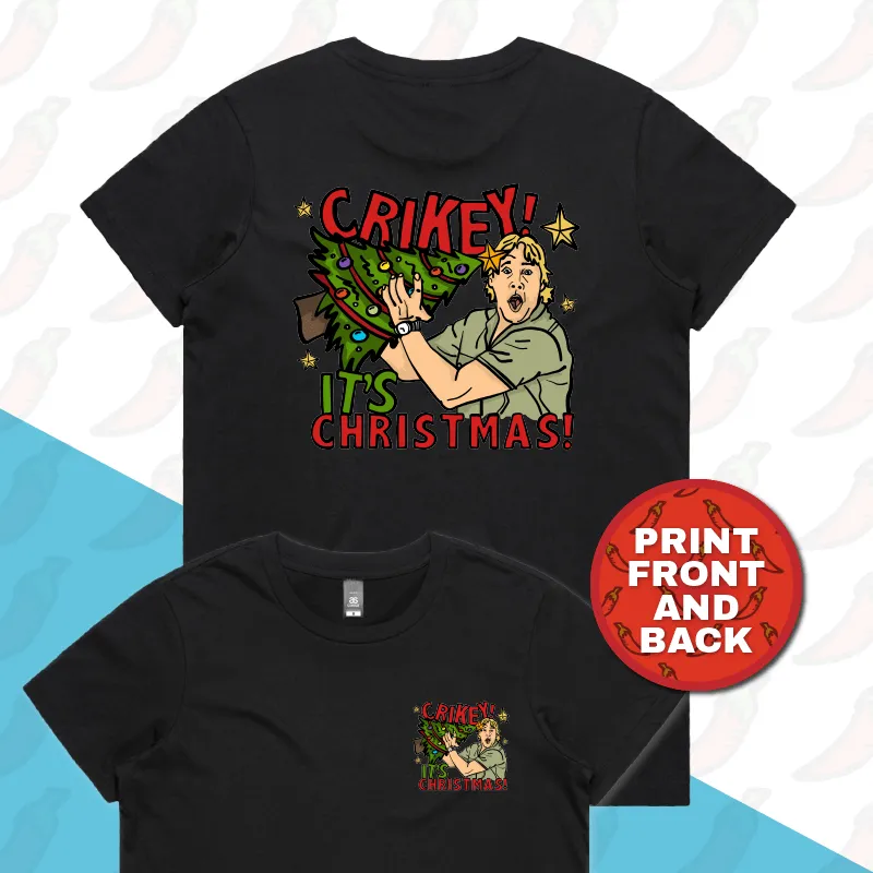 Crikey It’s Christmas 🐊🎄- Women's T Shirt