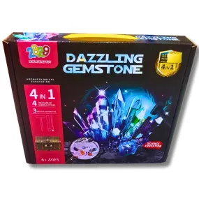 Dazzling Gemstone Excavation Kit – 4-in-1 Archaeological Science Toy for Kids (Ages 6 )