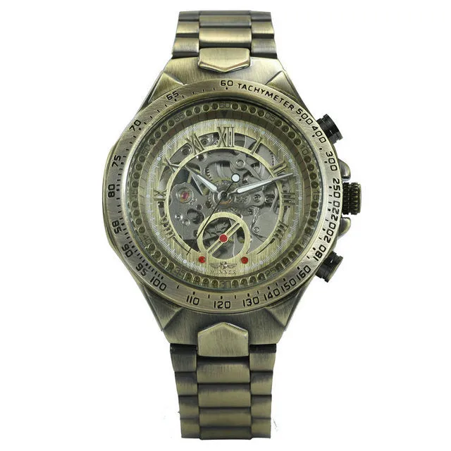 Designer Men Watches Automatic Mechanical WINNER Stainless Steel Watch Montre Certus Homme